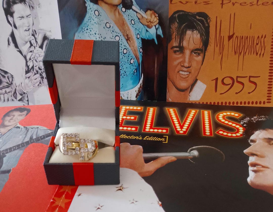 Elvis EP Ring With Rare Zirconia and 14k - Etsy
