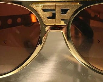 Elvis sunglasses Gold Ep tcb Exclusive home made gold plated