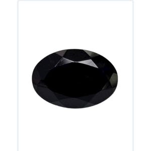 Natural Black Onyx Stone  7x5 to 10x14 mm Loose,Oval Shape Faceted  Loose Gemstone for Jewelry Making