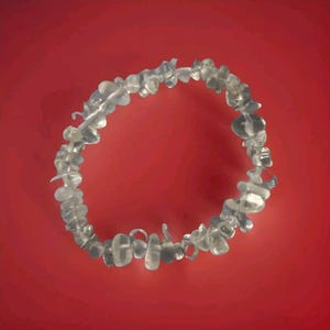 Clear Quartz Chip Bracelet