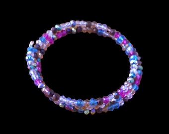 Memory Wire Wrap Armbänder, keine Verschlüsse oder Schließungen