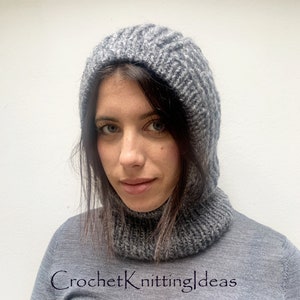 Alpaca Wool Balaclava Knitting Pattern: Easy DIY Winter Hat (PDF Download)
