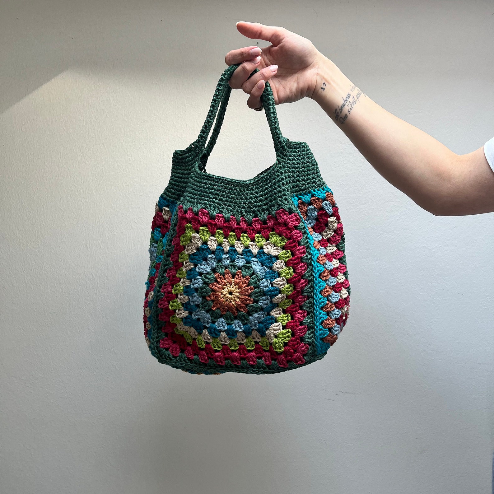 Granny Bag Crochet Pattern Instant Download Crochet Ideas - Etsy