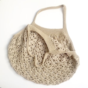 Boho Crochet Bag Pattern, Easy Summer Tote PDF, Beach Bag (Instant Download)