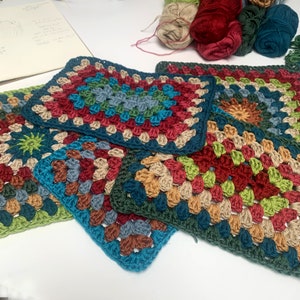 Granny bag, crochet pattern, instant download, crochet ideas, easy crochet pattern, DIY crochet bag, granny boho bag, tote bag image 7