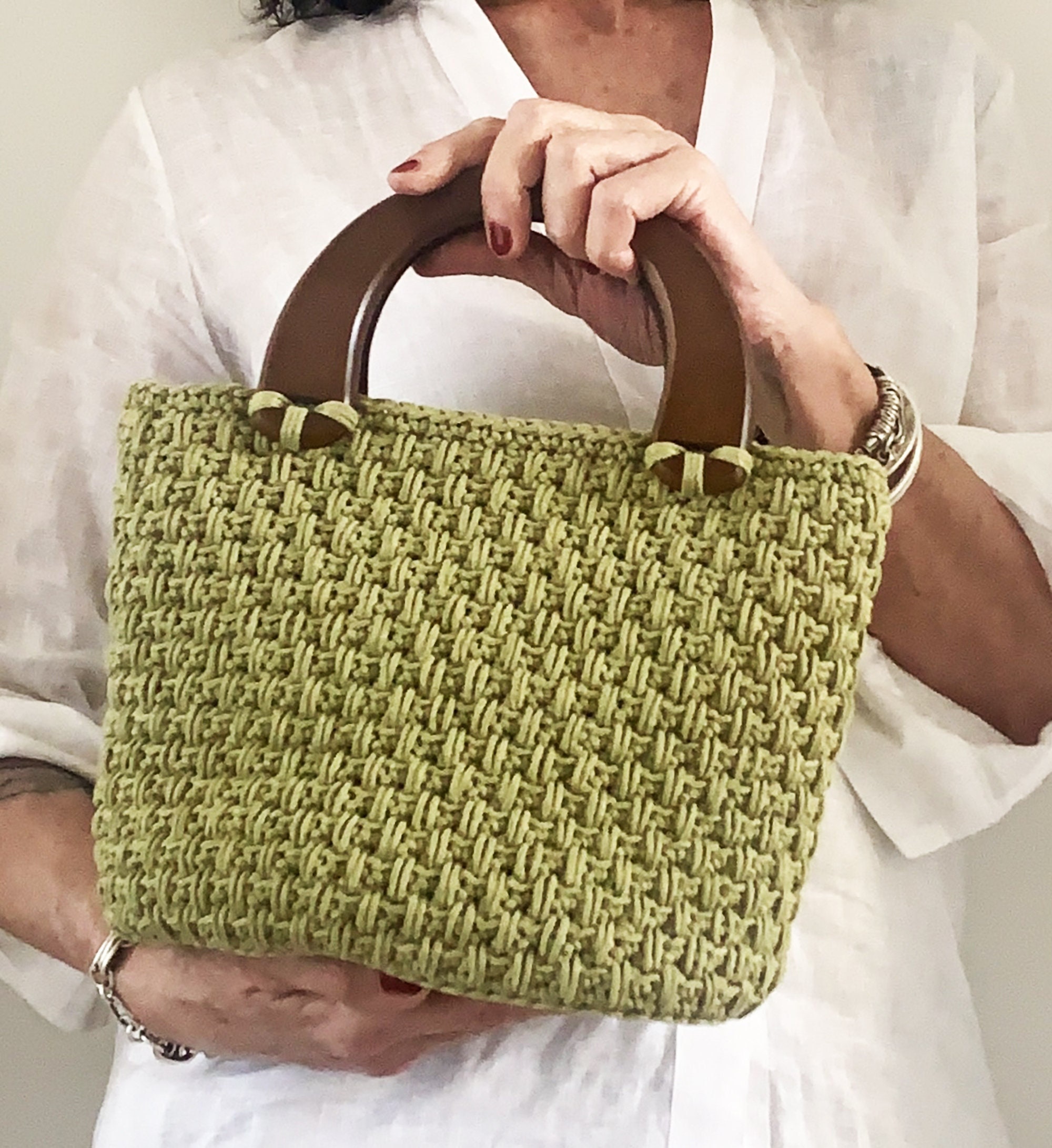 Wooden handle bag - Etsy 日本