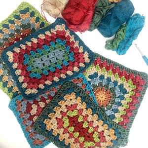Granny bag, crochet pattern, instant download, crochet ideas, easy crochet pattern, DIY crochet bag, granny boho bag, tote bag image 6