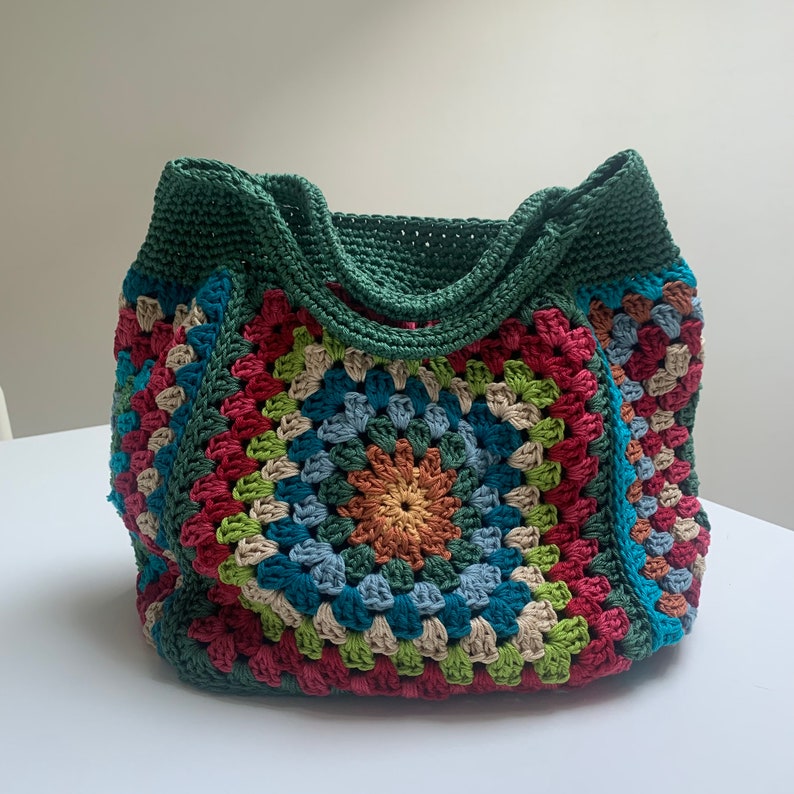 Granny Bag Crochet Pattern Instant Download Crochet Ideas - Etsy