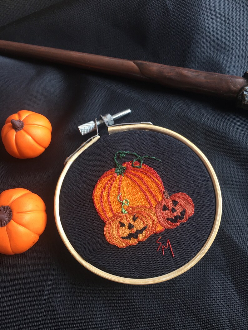 Halloween Bundle || Hand Embroidery Hoop Art PDF Pattern With ...