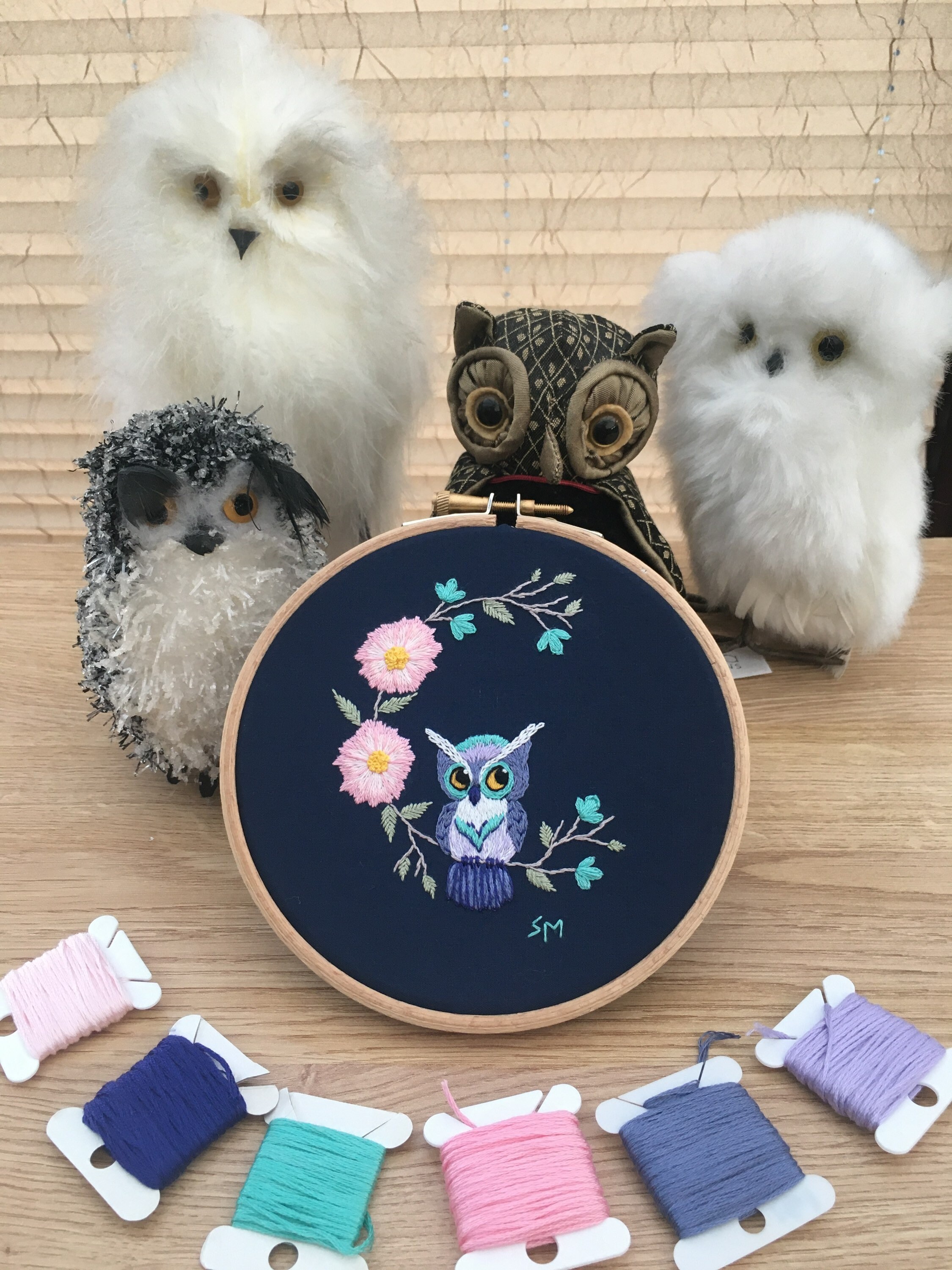 Owlizabeth || Owl || Hand Embroidery Hoop Art PDF Pattern With ...