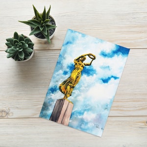 Gelle Fra/ La Dame d’Or - Carte de vœux