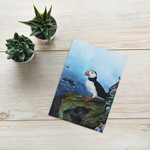 Macareux en Islande - Carte de vœux