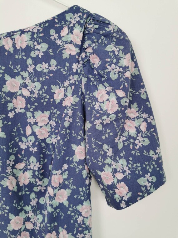 Vintage 80s Laura Ashley pastel floral dress - image 9