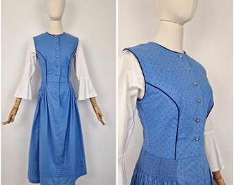 Vintage ditsy dirndl trachten Oktoberfest dress