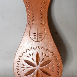 Handmade wooden carved spinning wheel decorative DISTAFF