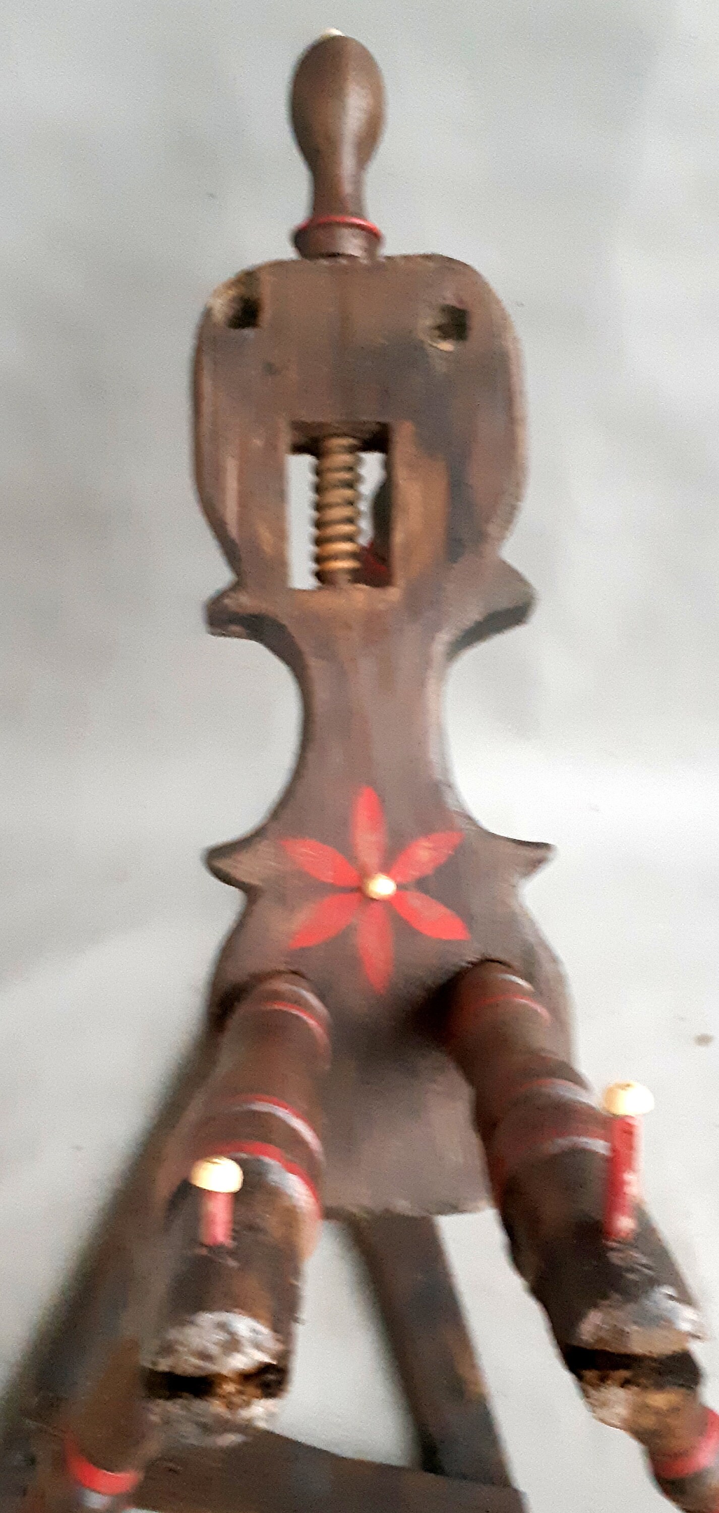 Antique Unique Spinning Wheel With Violin Shape Base Etsy