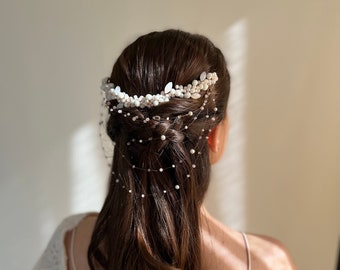 Wedding Hair Comb, Bridal Hair Piece,  Wedding Headpiece, Wedding Hair Accessory, Bridesmaid Hair Comb, Bridal Jewelry