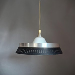 Danish Lyfa midcentury pendant lam - Danish design Bent Karlby - unique 60&#39;s vintage ceiling lamp