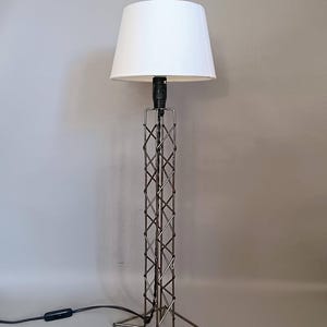 Modern style old industrial table lamp, impressive big black table light