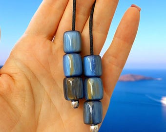 Begleri greco fatto a mano – Strumento Komboloi compatto per mani consapevoli