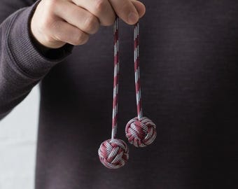 Paracord Perlen - Handgefertigtes Geschicklichkeitsspielzeug für Tricks & Flow - Monkey Fist Begleri