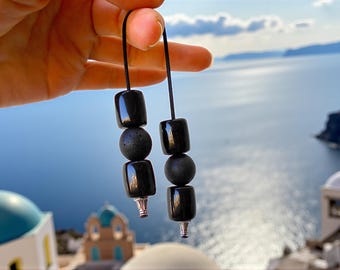 Black Begleri Worry Beads – Greek Fidget Toy – Stress Relief Meditation Gift