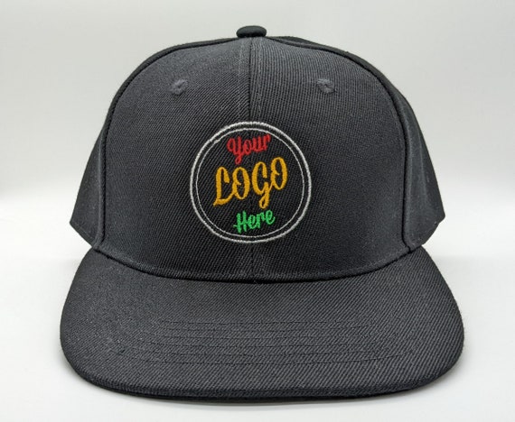 Personalised flat sales peak caps