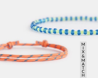 Summer Festival Multicolor Bracelets Set for Men