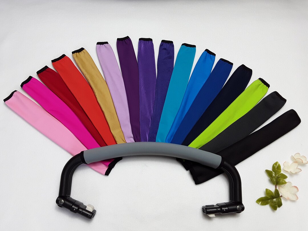 Bumper Bar Cover Pram Pushchair, Baby Gift, Siver Cross Wayfarer