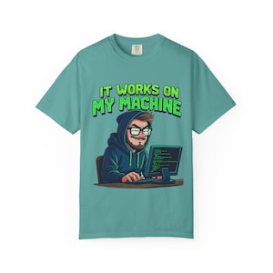 Es Funktioniert Auf Meinem Computer Illustration T-Shirt | Programmierer Hoodie Humor