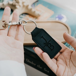 Best Christmas Gifts for couple, Customized Keychain, Custom Leather Key chain, coordinates key chain longitude latitude keychain, Best Gift