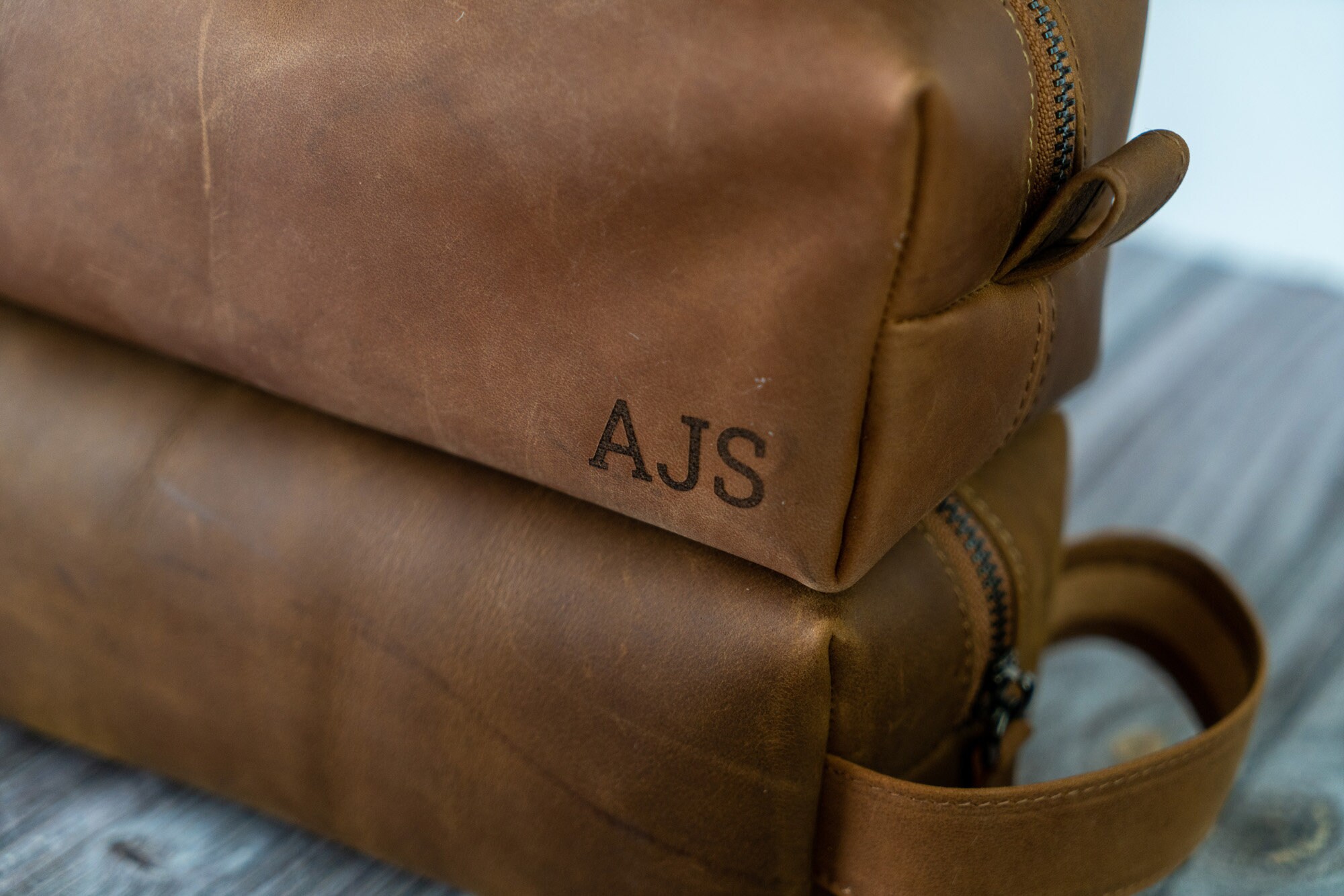 Best Christmas Gift Dopp Kit Groomsmen Gift, Engraved Leather Dopp Kit ...