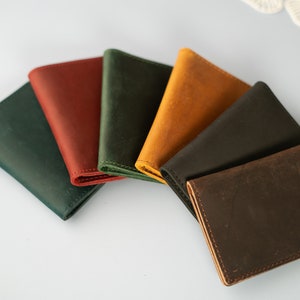 Mini billetera de cuero genuino para mujer, billetera pequeña personalizada y linda, billetera pequeña para mujer, billetera para tarjetas de crédito para mujer, billetera de cuero para mujer