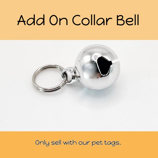 Bell for Dogs & Cats • 10mm 12mm 14mm Metallic Stainless Pet Collar Bell Charm •Paint Bell for Pets • Cute Baseball Heart Berry Pumpkin Bell