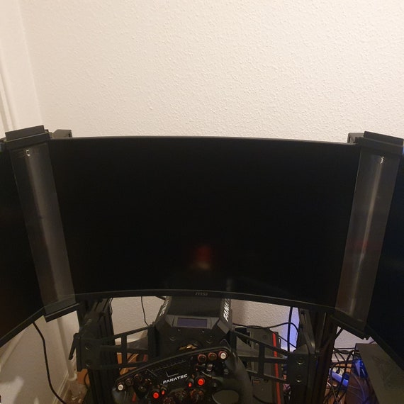 Simracing Tripplescreen Extention Kit to Fit Asus Rog Bezel-free 