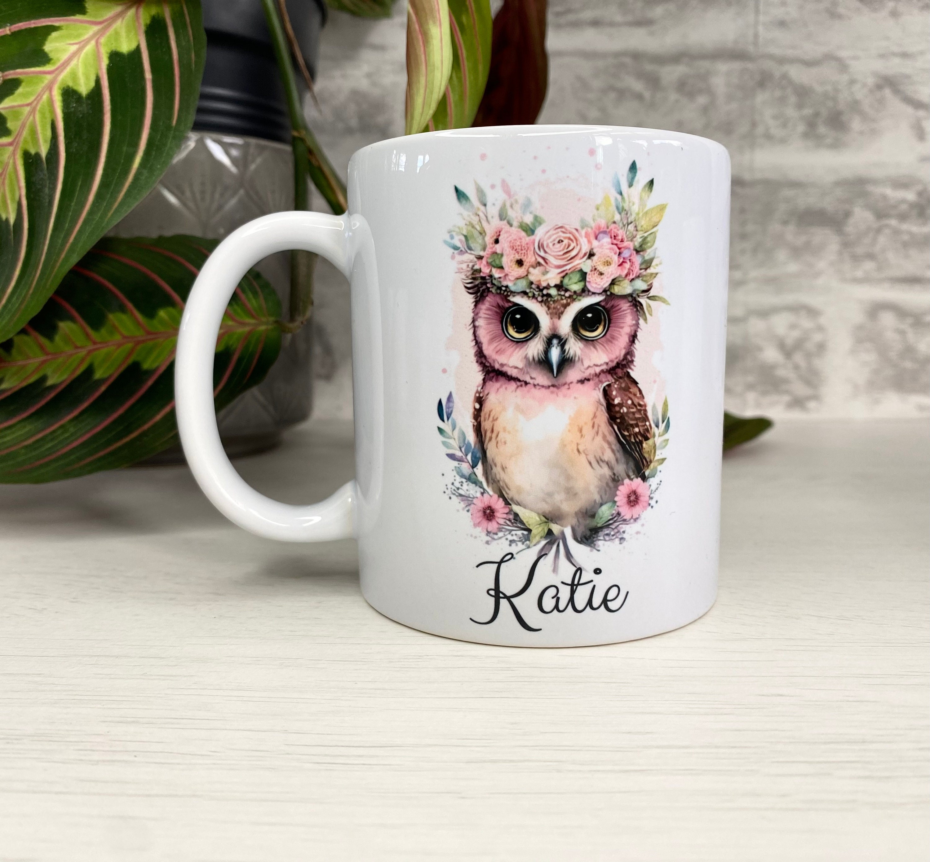 Personalised Owl Mug | Owl Gift | Animal Mug