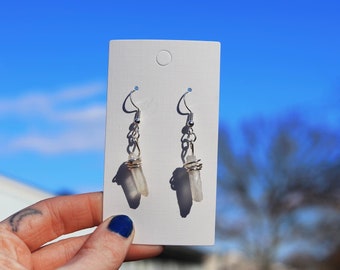 Angel Aura Quartz Earrings