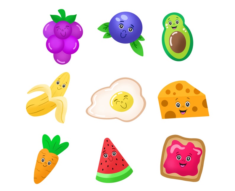 Hungry to Learn Sign, Food Classroom Wall Decor, Colorful Food