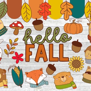 Fall classroom decor, classroom door decor, woodland animals classroom, forest animals classroom, back to school classroom decor
