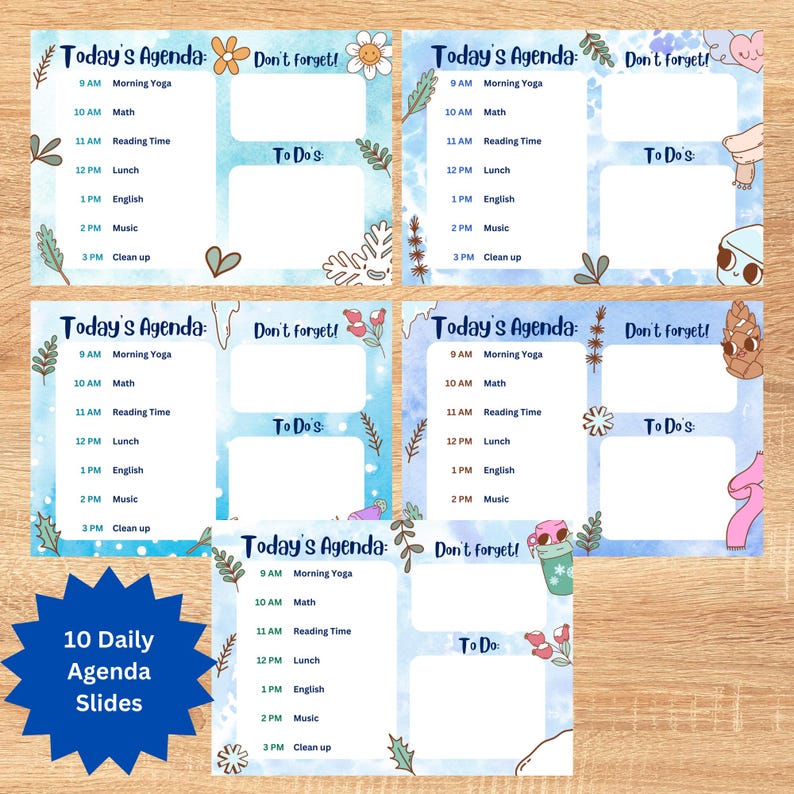 Newsletter Template Canva, Classroom Agenda, Daily Agenda Template ...