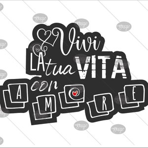 quotes ITALIA Inspirational SVG Bundle,png, Cricut Motivational Digital ITALIANO-cogli l'attimo positivo felicità vivi la tua vita immagine 9