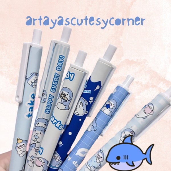 Cute Shark Gel Pen - Back to School - Kawaii Stationery Supplies
