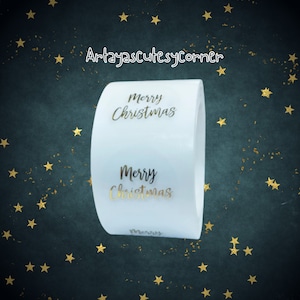 Merry Christmas Stickers - Happy Xmas Labels