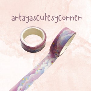 Cute Kawaii Pink Cloud Washi Tape