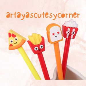 Kawaii Novelty Food Gel Pens