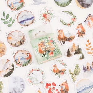 Forest Whispers Fox Stickers Box Pack