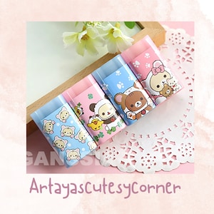 Cute Kawaii Bear Erasers Rubbers - Back to School Stationery Supplies