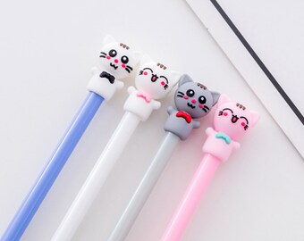 Cute Kawaii Cat Gel Pen