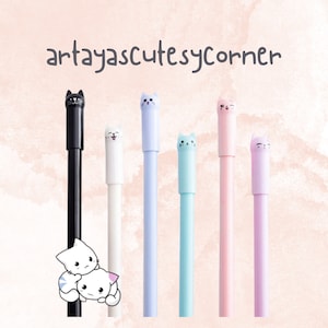 Legami Erasable Gel Pen 0.7mm Tip Kawaii Cute Animal School Stationery