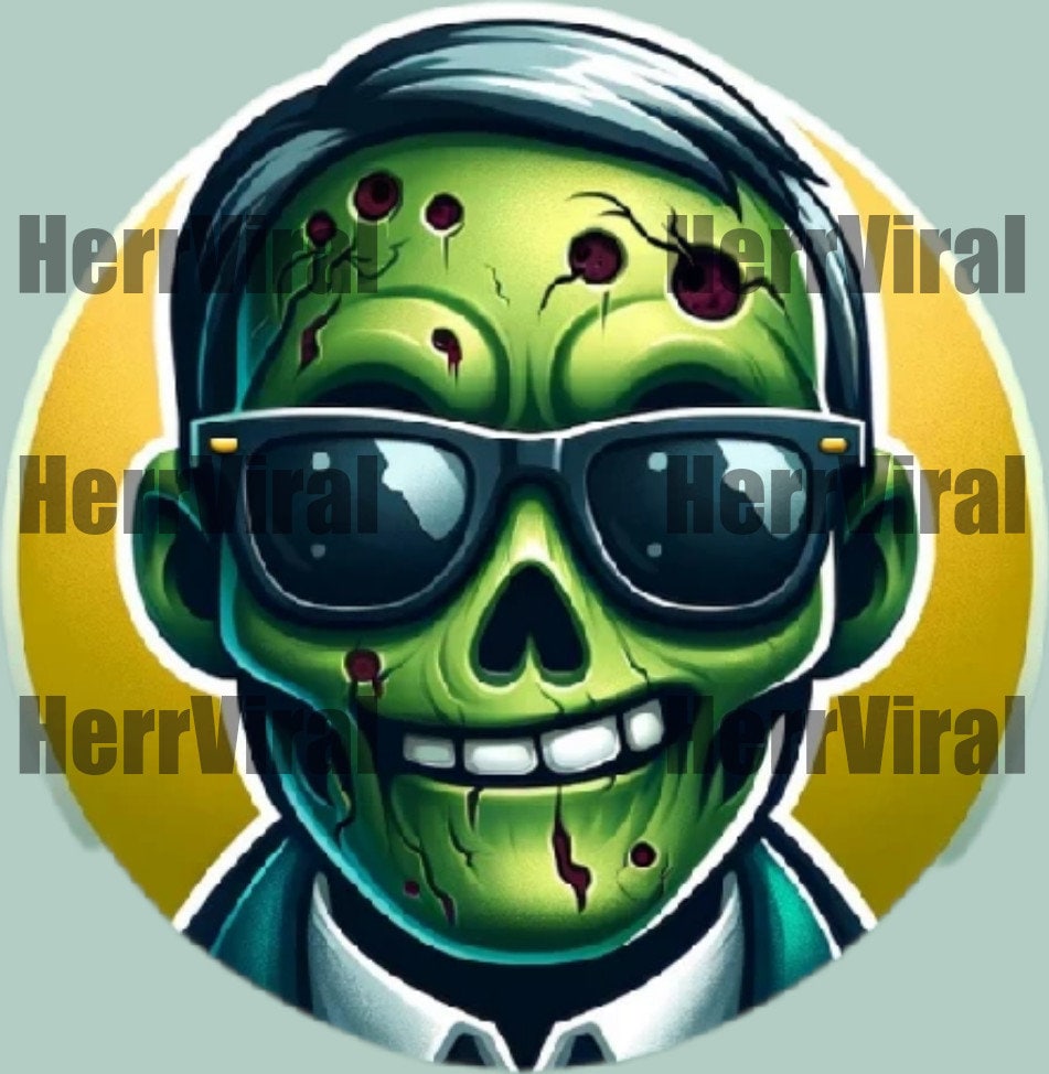 Unique Zombie Emoji Collection – Perfect for Messaging, Fun \u0026 Expression!  Collect Them All! - Etsy, image size:951x974